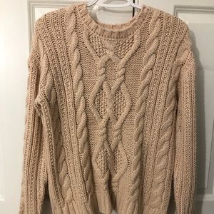 Chunky knit sweater